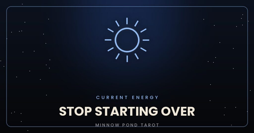 Stop Starting Over: You Are Closer to the Finish Than You Think