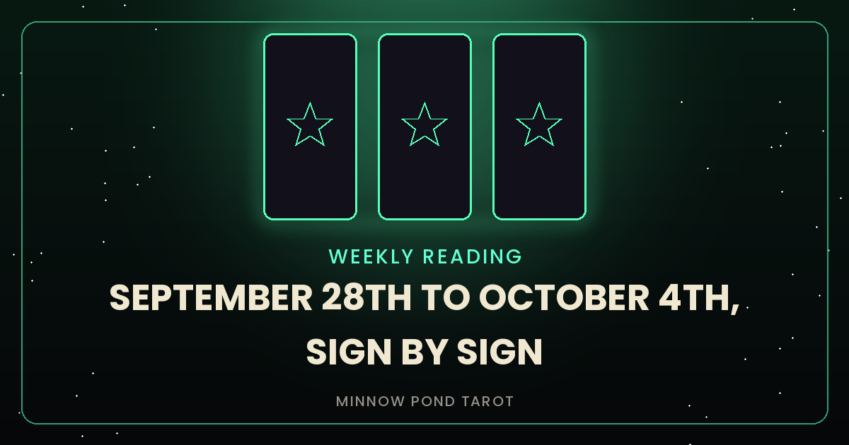 September 28th to October 4th: Where Each Sign Picks Up Speed